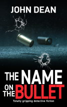 book cover for THE NAME ON THE BULLET