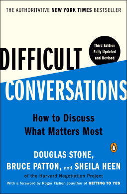 book cover for Difficult Conversations