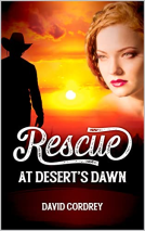 book cover for Rescue at Desert's Dawn