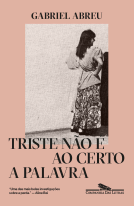 book cover for Triste não é ao certo a palavra