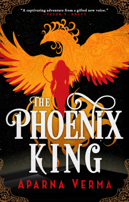 book cover for The Phoenix King