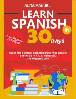 book cover for LEARN SPANISH IN 30 DAYS
