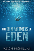 book cover for The Diamonds of Eden