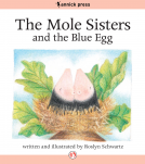 book cover for The Mole Sisters and the Blue Egg