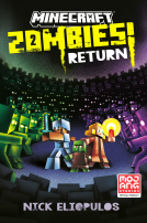book cover for Minecraft: Zombies Return!