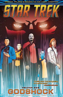 book cover for Star Trek, Vol. 1: Godshock