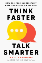 book cover for Think Faster, Talk Smarter