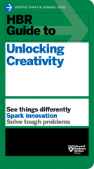 book cover for HBR Guide to Unlocking Creativity