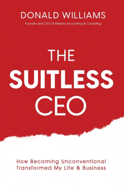 book cover for The Suitless CEO