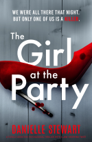 book cover for The Girl at the Party