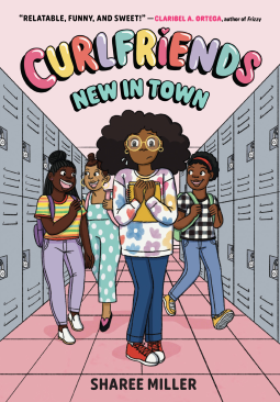 book cover for Curlfriends: New in Town (A Graphic Novel)