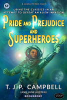 book cover for Pride and Prejudice and Superheroes