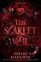 book cover for The Scarlet Veil