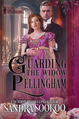 book cover for Guarding the Widow Pellingham