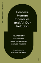 book cover for Borders, Human Itineraries, and All Our Relation