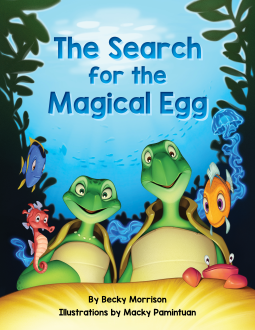 book cover for The Search for the Magical Egg
