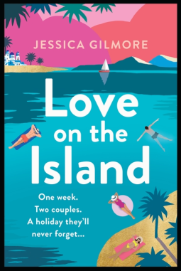 book cover for Love on the Island