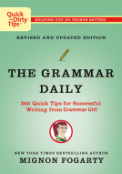 book cover for The Grammar Daily: 365 Quick Tips for Successful Writing from Grammar Girl
