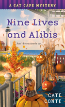 book cover for Nine Lives and Alibis