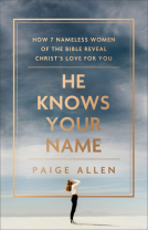book cover for He Knows Your Name