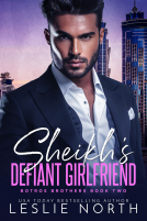book cover for The Sheikh's Defiant Girlfriend