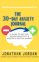 book cover for The 30-Day Anxiety Journal