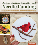 book cover for Beginner's Guide to Embroidery and Needle Painting
