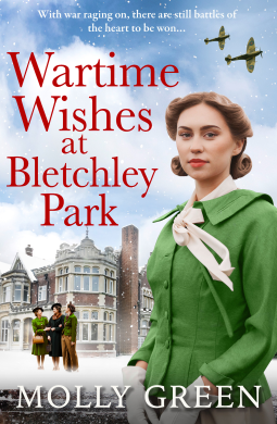 book cover for Wartime Wishes at Bletchley Park