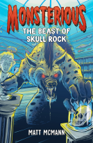 book cover for The Beast of Skull Rock (Monsterious, Book 4)