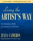 book cover for Living the Artist's Way