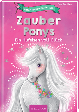 Buchcover für Lesen lernen mit Magie: Zauberponys