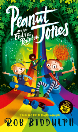 book cover for Peanut Jones and the End of the Rainbow