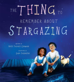 book cover for The Thing to Remember about Stargazing