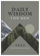 book cover for Daily Wisdom for Men 2024 Devotional Collection