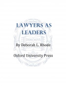 book cover for Lawyers as Leaders