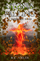 book cover for Utopia Falling