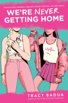 book cover for We're Never Getting Home