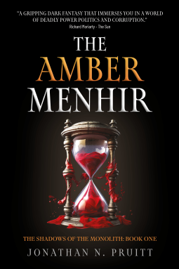 book cover for The Amber Menhir