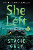 book cover for She Left