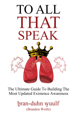 book cover for To All That Speak
