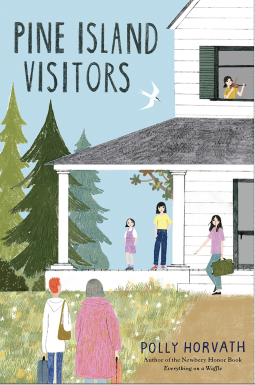 book cover for Pine Island Visitors