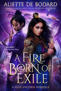 book cover for A Fire Born of Exile