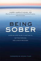 book cover for Being Sober