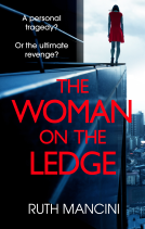 book cover for The Woman on the Ledge