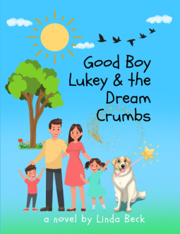 book cover for Good Boy Lukey & the Dream Crumbs
