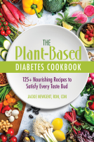 book cover for The Plant-Based Diabetes Cookbook