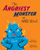 book cover for The Angriest Monster on Mill Street