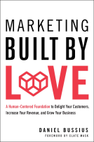 book cover for Marketing Built by Love