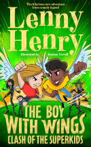 book cover for The Boy With Wings: Clash of the Superkids