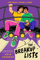 book cover for The Breakup Lists